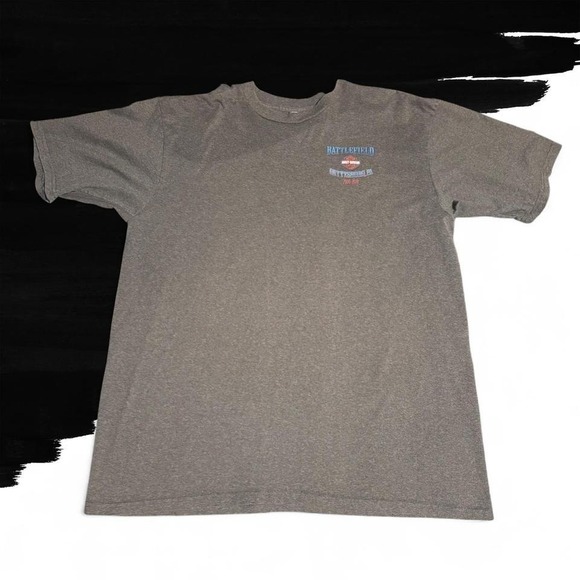 Harley Davidson Other - Vintage Battlefield Harley Davidson T-Shirt Gray Gettysburg PA Soldiers